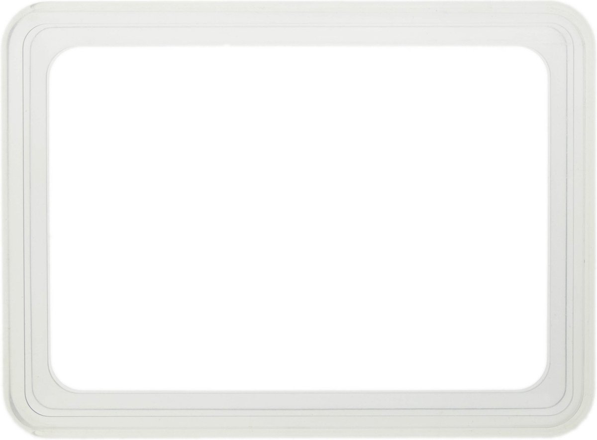 PrimeMatik - Frame voor borden en posters A3 427x304mm transparant voor bewegwijzering