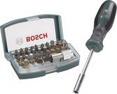 Ensemble d' Bosch de 32 pièces - Avec code couleur et tournevis manuel