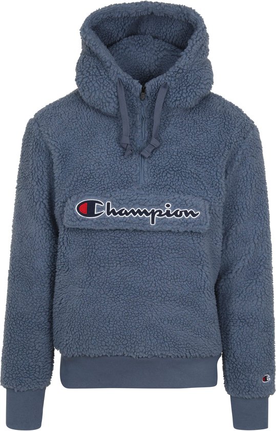 Champion - Hoodie Fleece Blauw - Maat L - Regular-fit | bol.com