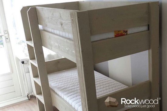 Rockwood® Toddler Bunk Bed Steigerhout blanchi
