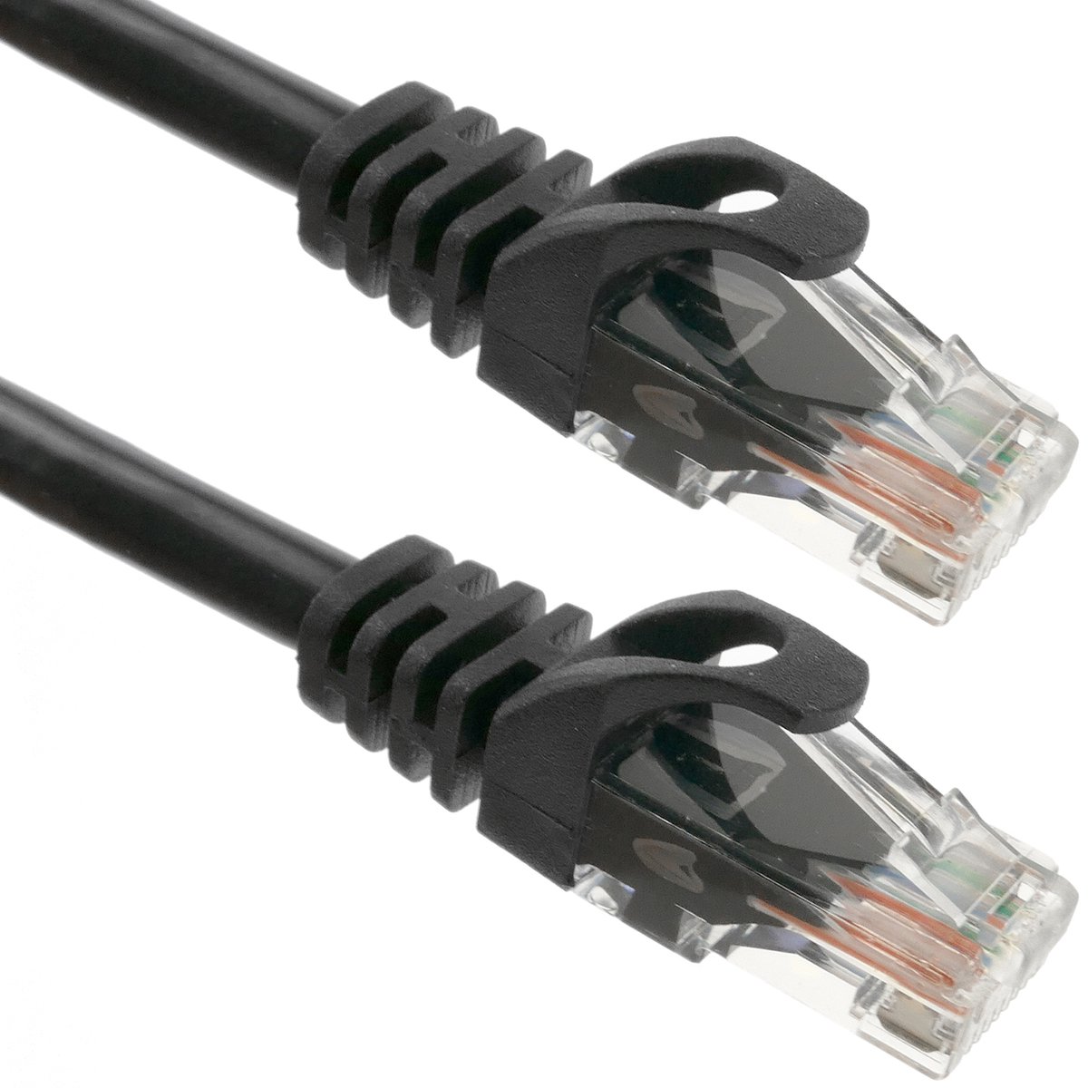 BeMatik - Zwarte Cat.6a UTP Ethernet-netwerkkabel van 3 m