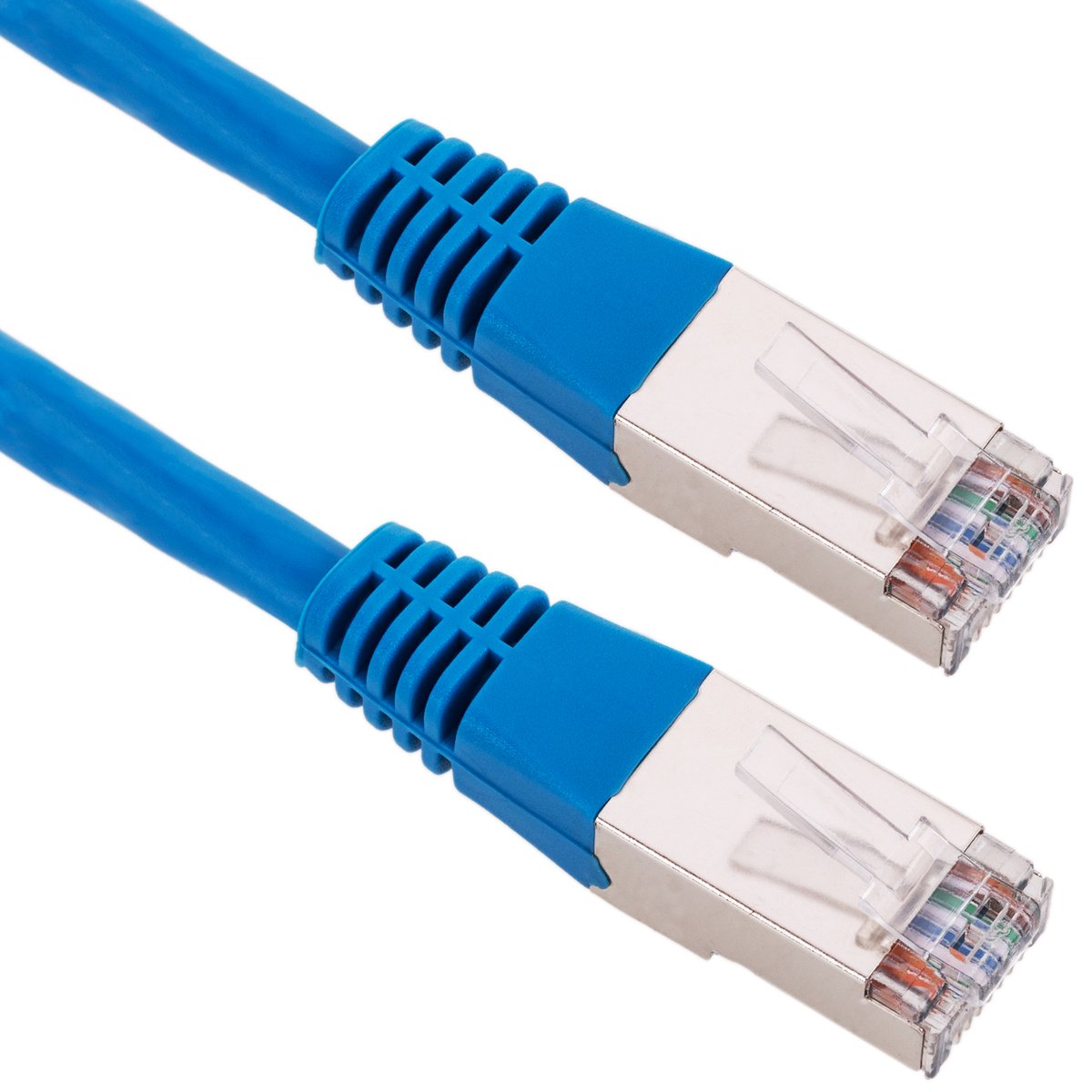 BeMatik - 0,5 m blauwe Cat.6 FTP Ethernet-netwerkkabel