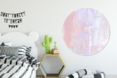 WallCircle - Wandcirkel ⌀ 150 - Verf - Pastel - Design - Ronde schilderijen woonkamer - Wandbord rond - Muurdecoratie cirkel - Kamer decoratie binnen - Wanddecoratie muurcirkel - Woonaccessoires