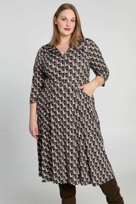 Promiss Halflange jurk met geometrisch motief | bol.com