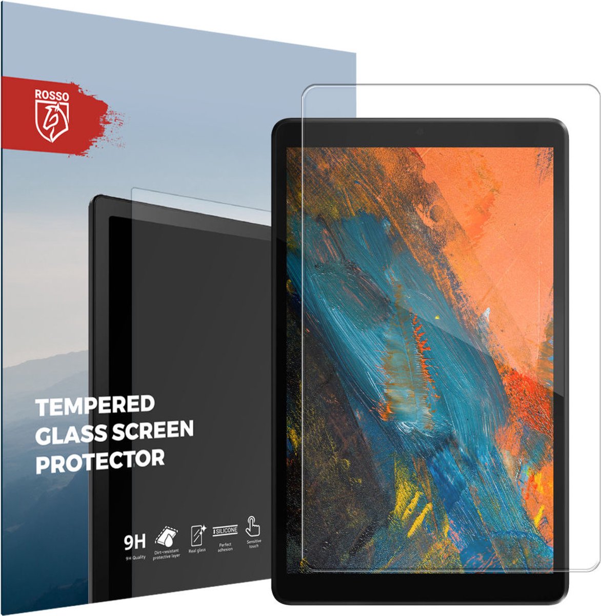 Rosso Tempered Glass Screen Protector Geschikt voor Lenovo Tab M8 | Beschermlaag | Glasplaatje | 9H Hardheid | Gehard Glas | Beschermglas