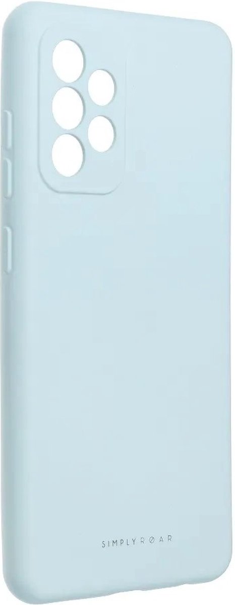 Roar Space Siliconen Back Cover hoesje Samsung Galaxy A52 / A52s - Sky Blue