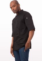 Chef Works Montreal Koksbuis Zwart | Coolvent met Korte Mouw - Maat XL