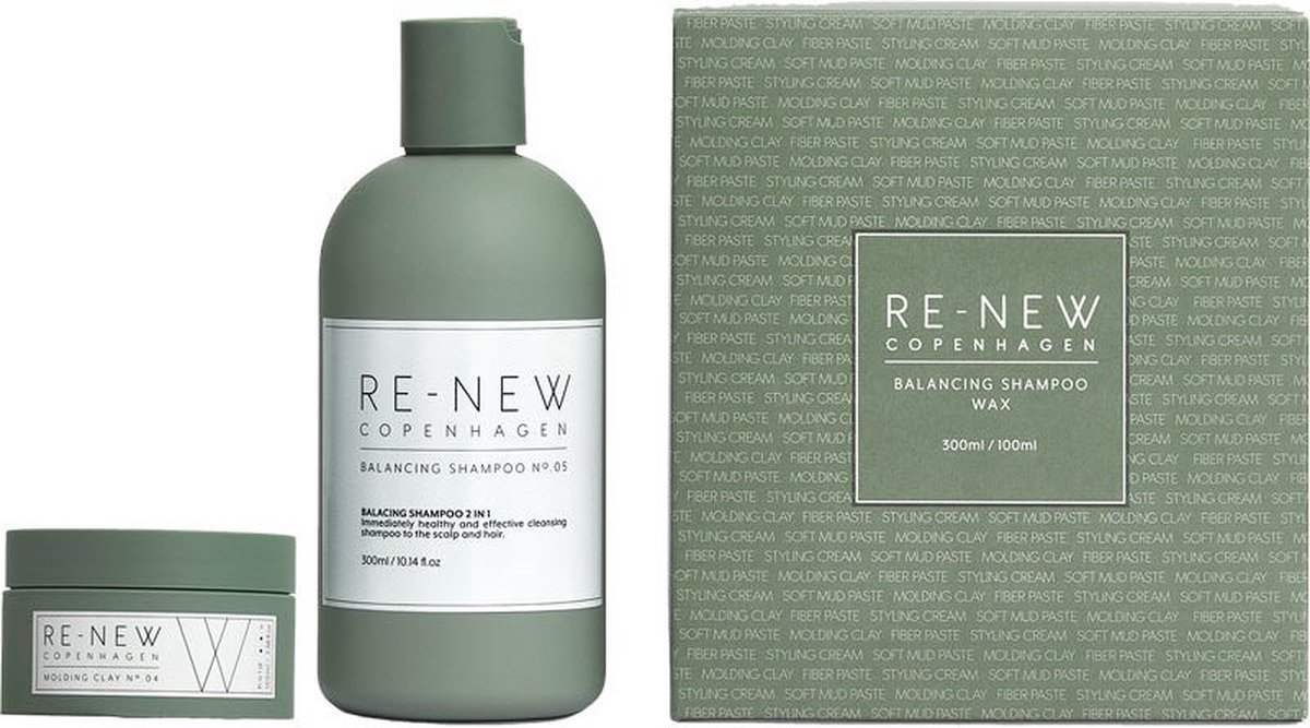 RENEW Copenhagen RE-NEW Copenhagen Molding Clay & Balancing Shampoo (Limited Edition)