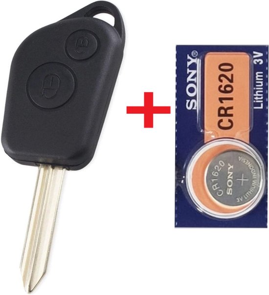Autosleutel 2 knoppen met Batterij geschikt voor Citroen Sleutel / Peugeot  Sleutel /... | bol.com