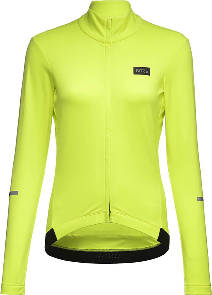 Gore Wear Progress Thermo Jersey Womens - Neon Yellow