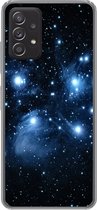 Geschikt voor Samsung Galaxy A53 5G hoesje - Universum - Planeten - Sterren - Jongens - Meisjes - Kinderen - Siliconen Telefoonhoesje