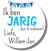 Gepersonaliseerde Stickers Met Naam Van De Jarige