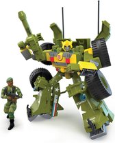 Transformers x G.I. Joe Mash-Up Bumblebee A.W.E. Striker with Lonzo `Stalker´ Wilkinson Action Figure 23 cm