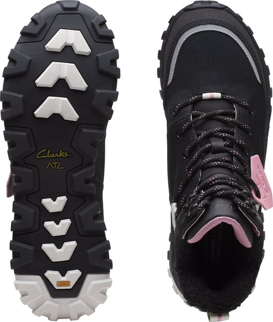Clarks Botines Mujer Modèle Funny Cedar Zwart