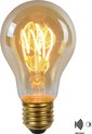 Lucide LED BULB TWILIGHT SENSOR - Filament lamp Buiten - Ø 4 cm - LED - E27 - 1x4W 2200K - Amber