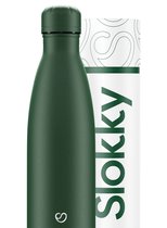 Slokky - Matte Green Thermosfles & Dop - 500ml