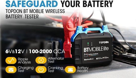 Topdon Bt200 Test TOPDON BT200 12V/24V Auto Batterietester – Profi-Testgerät Für KFZ, Motorrad & Boot Topdon Batterietester 12v Topdon Bt200 Test TOPDON BT200 12V/24V Auto Batterietester – Profi-Testgerät Für KFZ, Motorrad & Boot Topdon Batterietester 12v