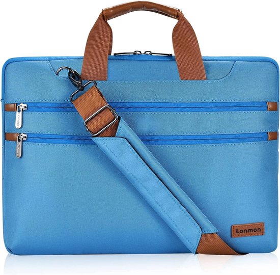 Housse pour ordinateur portable, 17,3 pouces, sac avec poignée,  bandoulière, sac à... | bol.com