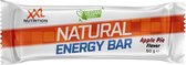 XXL Nutrition - Natural Energy Bar - 1 Reep - 100% Natuurlijke Energiereep - Voedzame Snack Reep - Lactosevrij & Veganistisch - Appeltaart Smaak