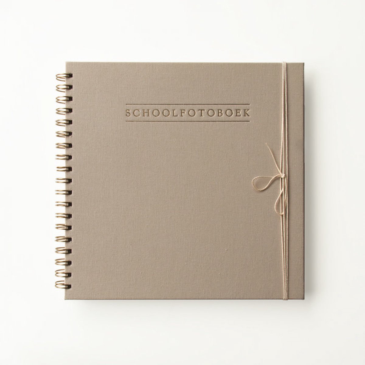 House of Products Schoolfotoboek - Linnen Taupe (NL)