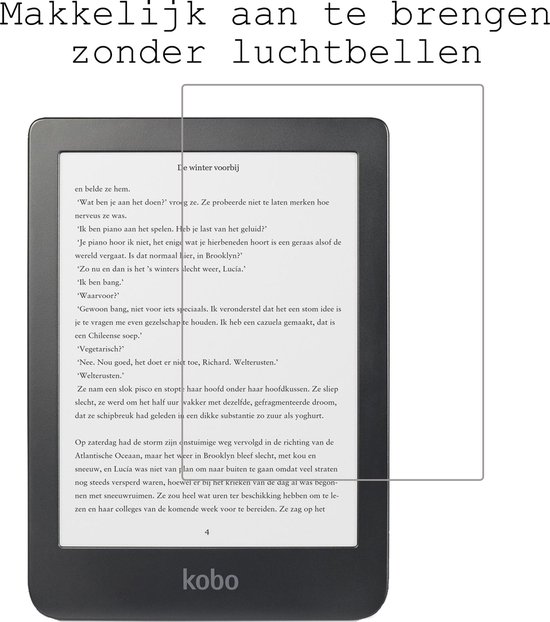 Screenprotector Geschikt voor Kobo Clara HD Screenprotector Tempered Glass - Screenprotector Geschikt voor Kobo Clara HD Screen Protector - 3 Stuks van OMBRA — afbeelding 5