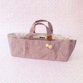 Cohana Sakura sac de rangement en toile rose