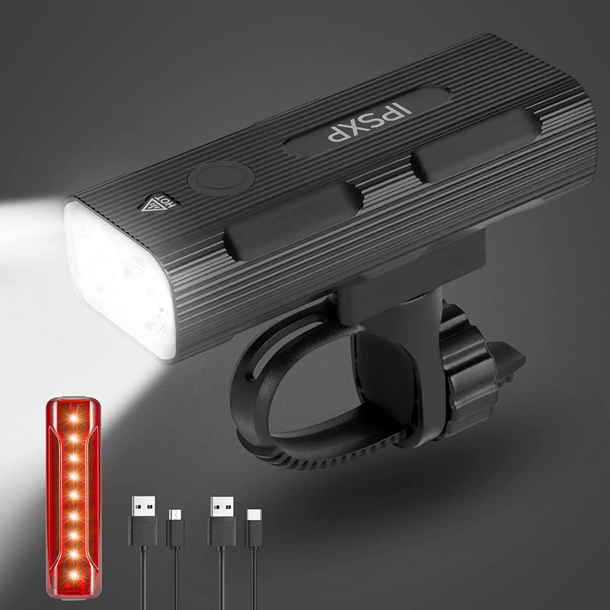 Fietslamp – fiets verlichting – duurzaam – waterbesteding - Bicycle light  - waterproo