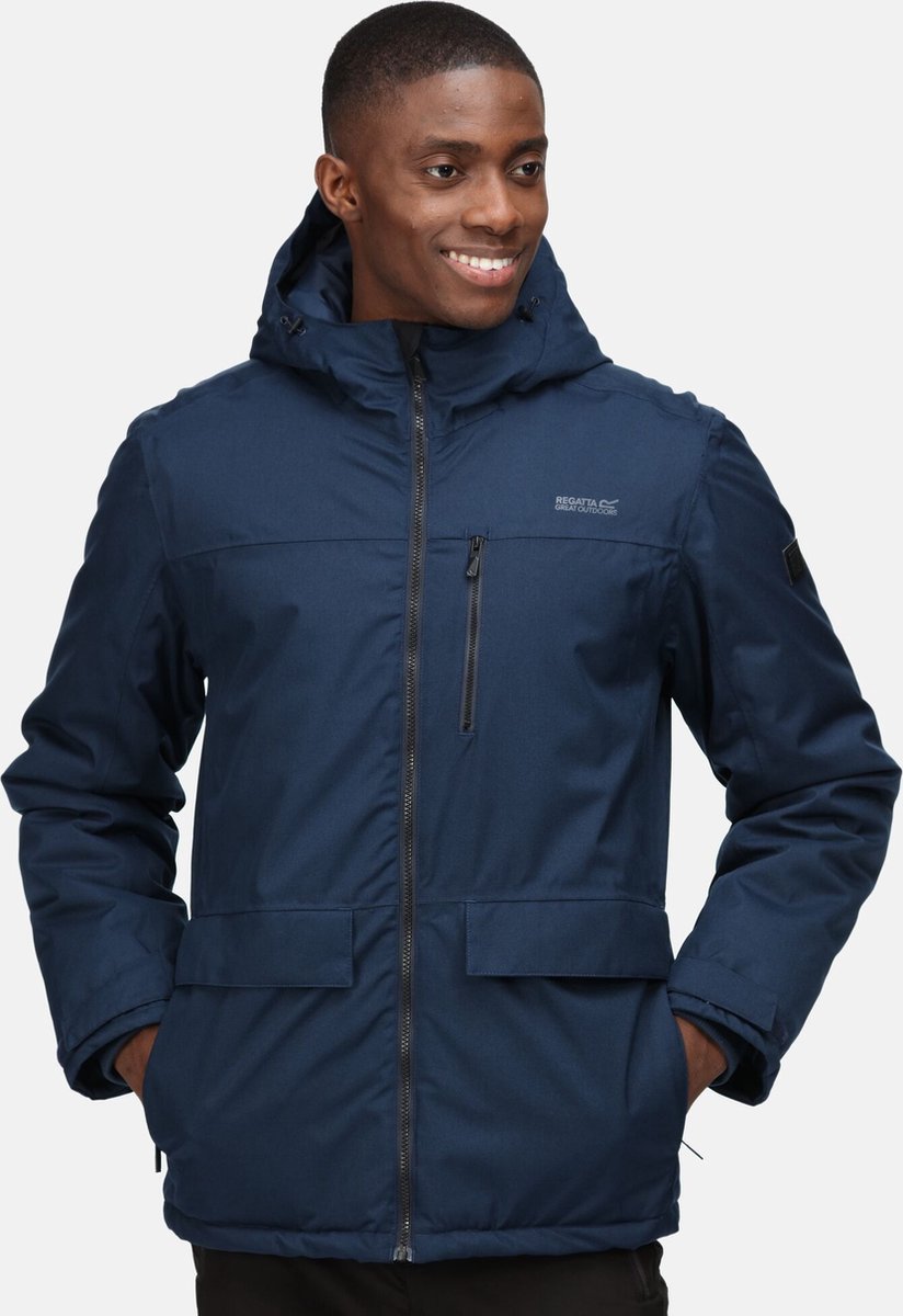 De Regatta Volter Shield III jas outdoorjas waterdicht ademend Marine Blauw