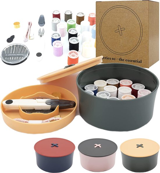 Sewing Set – Naaiset Naaisetje – Luxe Naaisetje met opbergbox – Naaibox – Sewing kit