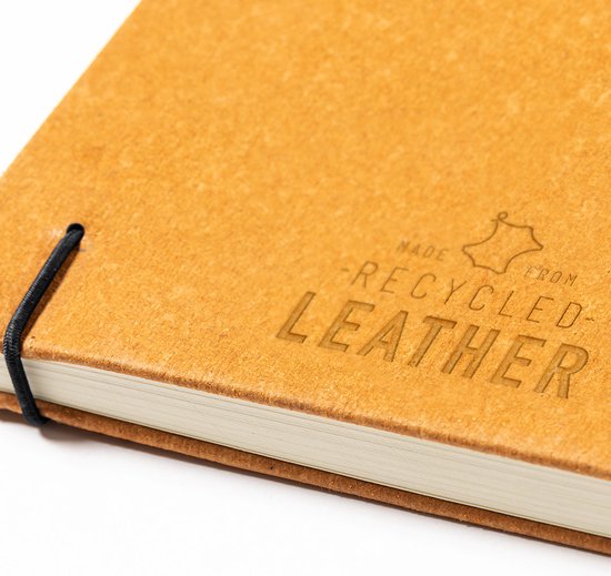 Notitieboek B5, gelinieerd leer, hardcover notitieboeken met hoogwaardige dikte 100 g/m², klassiek notitieblok voor schrijven, kantoor, school, bedrijf, 17,5 x 25,2 cm, blauw