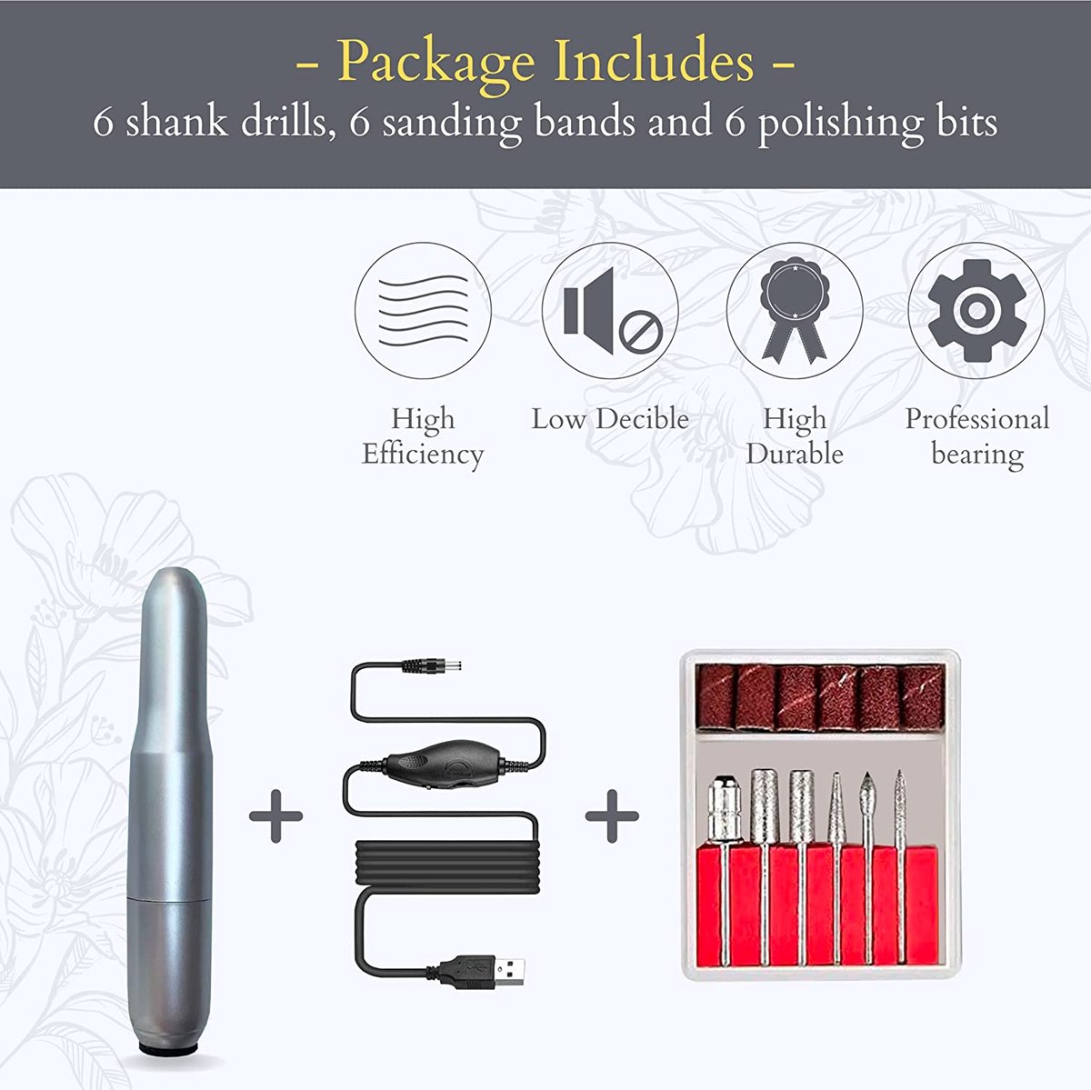 Goedkoopste Nagelfrees – Nagelvijl – Elektrische Nagelvijl – Automatische Nagelvijl – Manicure en Pedicure – Nagelsalon - Electric nail file