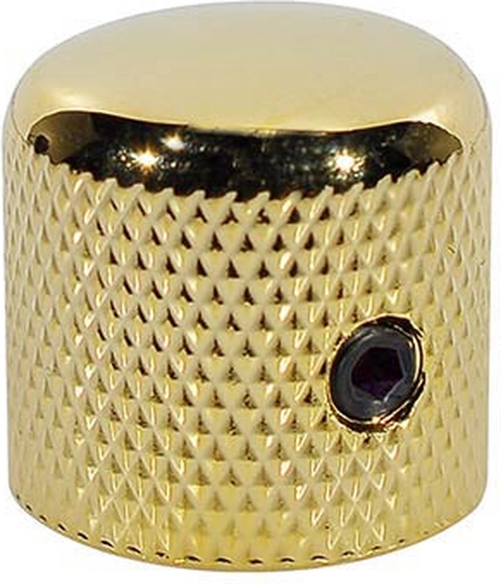 Boston KG-220 Dome Knop - Goud, Metalen, 18 mm