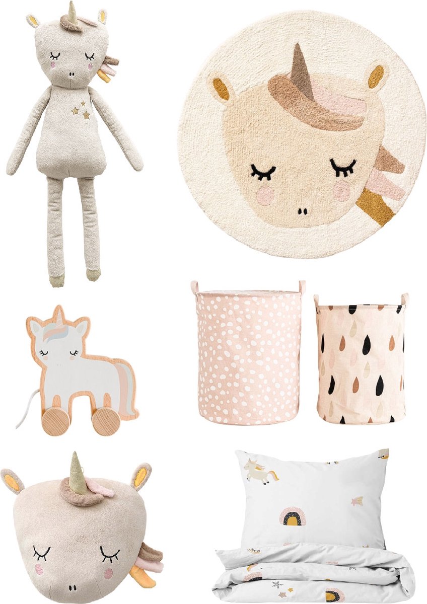 Petite Amélie Dierenkop kinderkamer muurdecoratie | Unicorn Lara