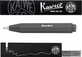 Kaweco - Balpen - Skyline Sport - Grey  (Grijs) - Met doosje Balpenvullingen Zwart