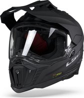 LS2 MX701 Explorer Solid Matt Black Motocross Helmet S - Maat S - Helm