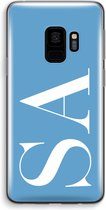 Gepersonaliseerd - Case Company® - Hoesje geschikt voor Samsung Galaxy S9 hoesje - Monogram N°2 - Soft Cover Telefoonhoesje - Bescherming aan alle Kanten en Schermrand