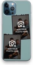 Gepersonaliseerd - Case Company® - Hoesje geschikt voor iPhone 12 Pro hoesje - Polaroid Zwart - Soft Cover Telefoonhoesje - Bescherming aan alle Kanten en Schermrand