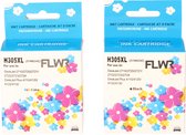 FLWR - Inktcartridge / 305XL / 2-pack Zwart en Kleur - Geschikt voor HP