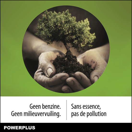 Dual Power Accu-grasmaaier POWDPG75610 - 40 V, 420 mm Ø grasmaaier, zonder accu en lader, met grasopvangbak en achteruitworp van Powerplus — afbeelding 3