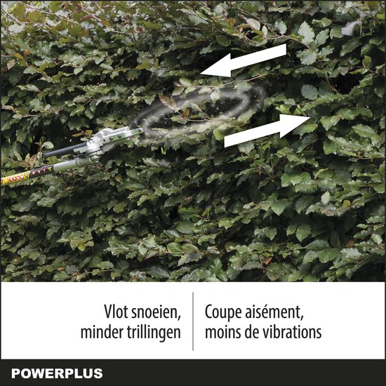 Powerplus Benzine 4-in-1 Tuin Multitool POWXG3026 - 42.7 cc tuingereedschap, benzine heggenschaar, trimmer, kettingzaag en bosmaaier, 1.16 L tankinhoud — afbeelding 3