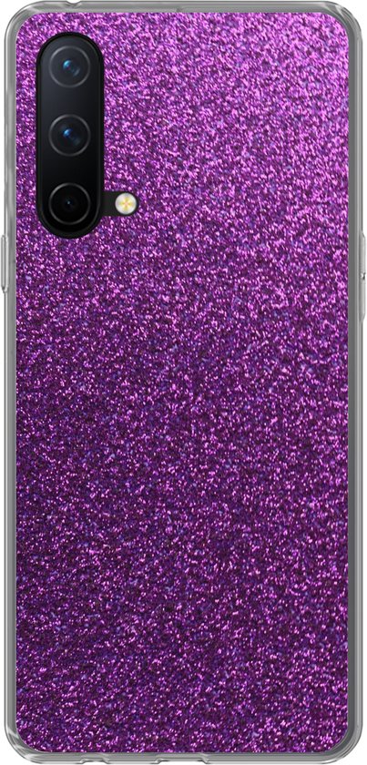 YUXING Transparent Glitter Cover for OnePlus Nord CE 2 Lite, Girls