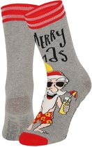 Foute Kerstsokken - 2-pak - voor heren - Merry Xmas - Kerst thema sokken