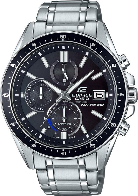 Casio Edifice EFS-S510D-1AVUEF Herenhorloge 46,1 mm - Zilverkleurig