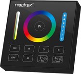 Mi-Light Mi-Boxer - (B0) - 1-Zone RGB+CCT Paneelafstandsbediening met magnetische houder - (Batterijen niet inbegrepen) - Zwart