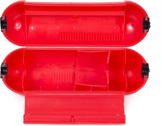 Benson Veiligheidsbox voor stekkerverbindingen - spatwaterdicht - rood - Ø 65 mm - 21 cm van Benson — afbeelding 5