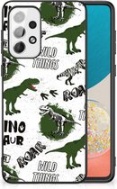 Dierenprint Telefoonhoesje geschikt voor Samsung Galaxy A73 Dinosaurus