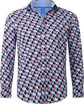 Vino Overhemd-XL - Lureaux - Kleurrijke Print Overhemden