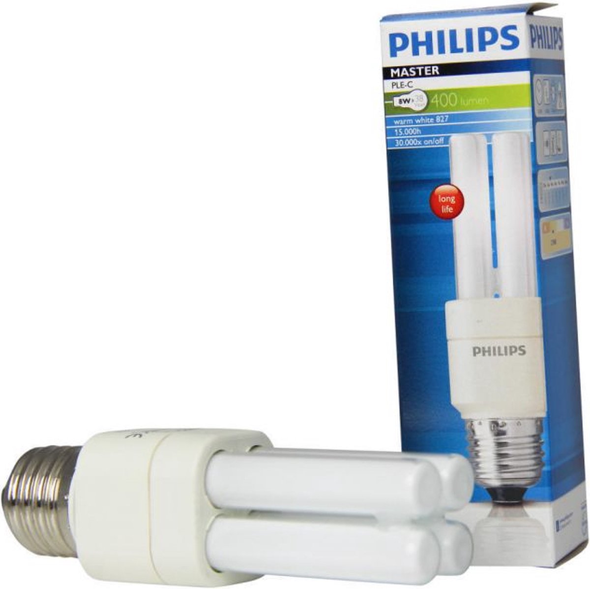 Philips PL-Electronic 8W 827 E27 230-240V (MASTER)