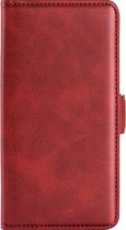 Mobigear Slim Magnet Bookcase Case - Convient pour OPPO Reno 8 5G - Étui pour téléphone portable - Rouge