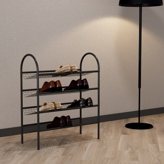 Spinder Design schoenenkast Billy 2 - Wit - 12 paar schoenen - Spinder Spinder Design schoenenkast Billy 2 - Wit - 12 paar schoenen - Spinder